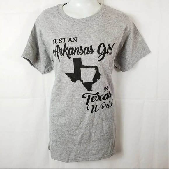 Arkansas Girl Texas World Medium Graphic T-Shirt - Picture 2 of 8